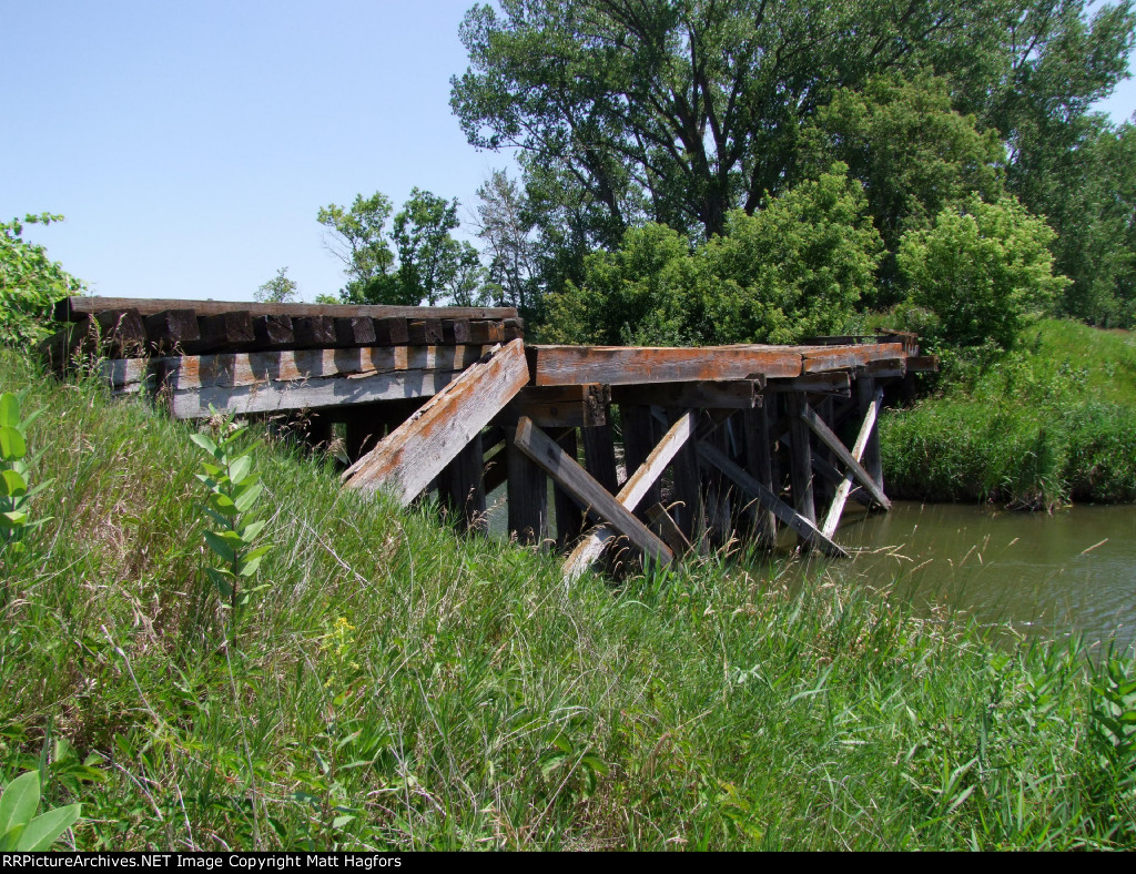 Original Soo Line Pomme De Terre River Bridge.